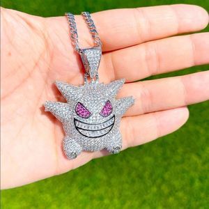 Icy Pendant With Cuban Chain